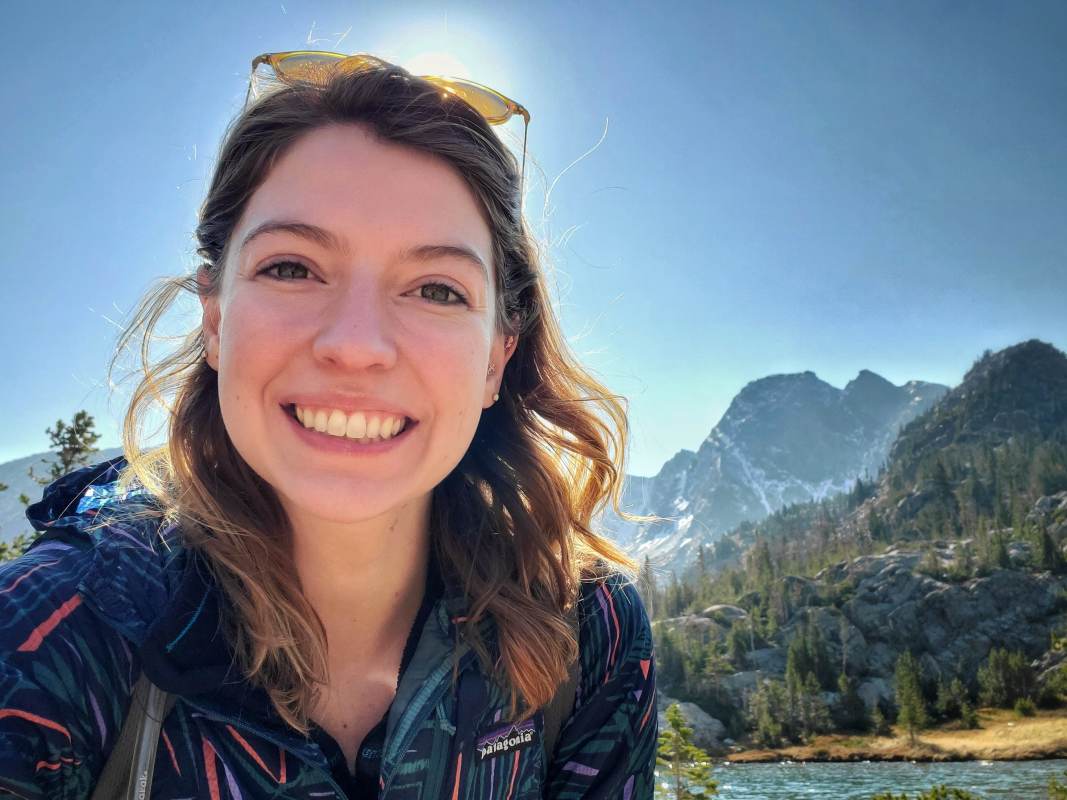 Psychology student Lauren Hester at the Ferst Center for the Arts - where she performed in the Black History Month Talent Showcase