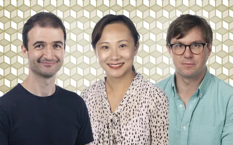 From left: Dobromir Rahnev, Yuanzhi Tang, Martin Mourigal.