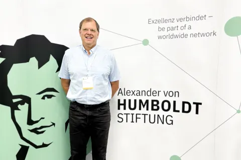 Professor Joel Kostka at the Al­ex­an­der von Hum­boldt Found­a­tion annual meeting and reception in Germany this week.