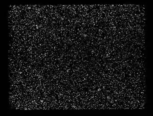 A fluid dynamics experiment shows small fluorescent particles carried along by the flow. The particles represent the types of data used in the School of Physics study. (Credit: Roman Grigoriev)